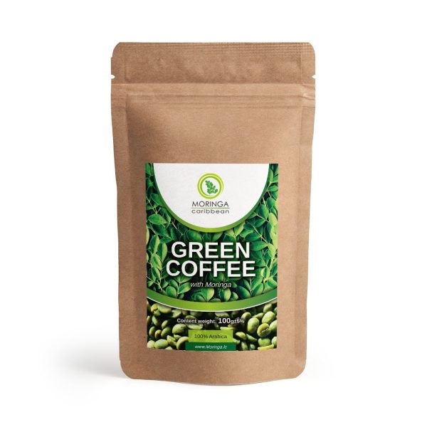 Zelená káva s Moringou Caribbean